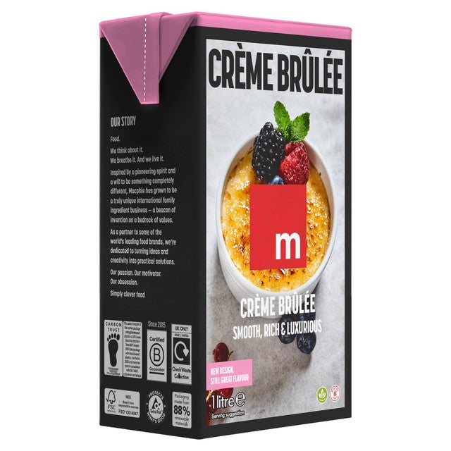 MacPhie Creme Brulee ready made dessert mix 1L, imported from the UK