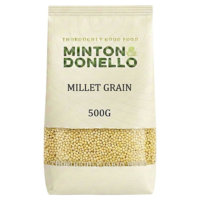 Minton & Donello millet grain 500g, imported from the UK