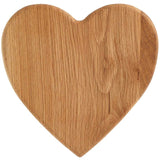 M&S heart-shaped solid wood chopping board, imported from the UK