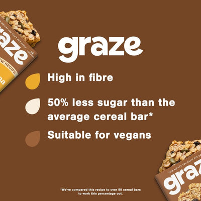 Graze Banana Bread Oat Boosts Flapjack Riegel 4 x 30g