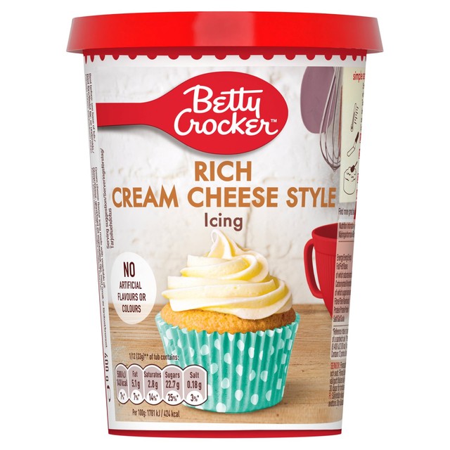 Betty Crocker Cream Cheese Style Icing 400g - British product