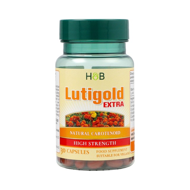 Holland & Barrett Lutigold Extra Lutein 20mg Vegan Capsules 30 capsules - British product