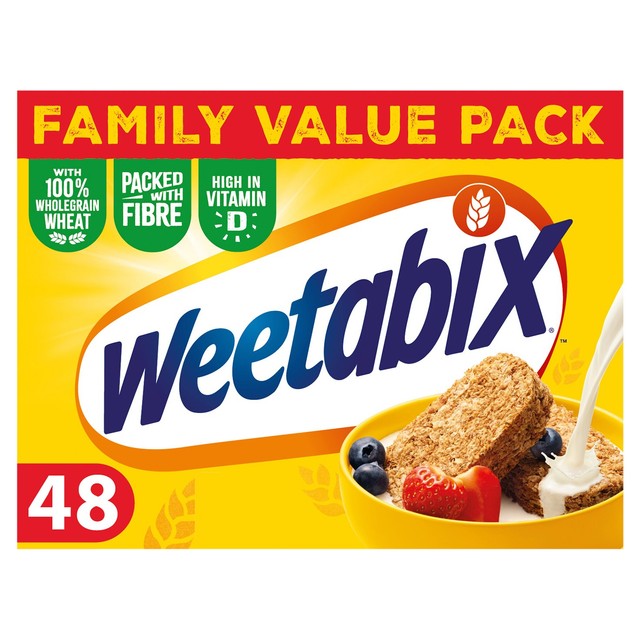 Weetabix Original Whole Wheat Cereal 48 Biscuits (British brand)