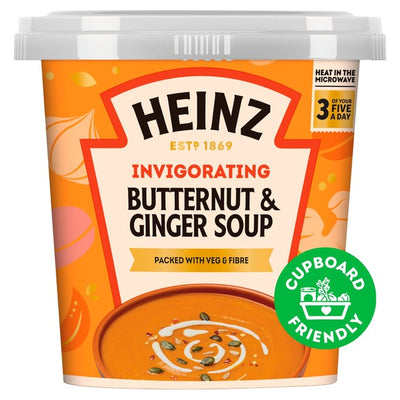 M&S Heinz Butternut Squash & Ginger Soup Pot 400g- Buy online at McGrocer