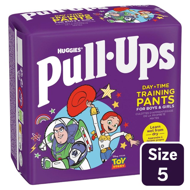 Huggies Pull-Ups Day Time Unisex Nappy Pants Size 5, UK version