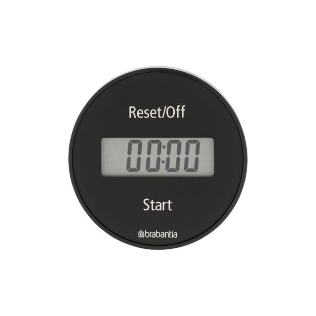 Brabantia Magnetic Kitchen Timer Dark Grey - British product