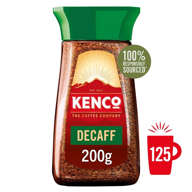 Kenco decaf instant coffee 200g, UK version