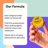 VITL vitamin D vegan soft gel capsules 30 capsules (British brand)