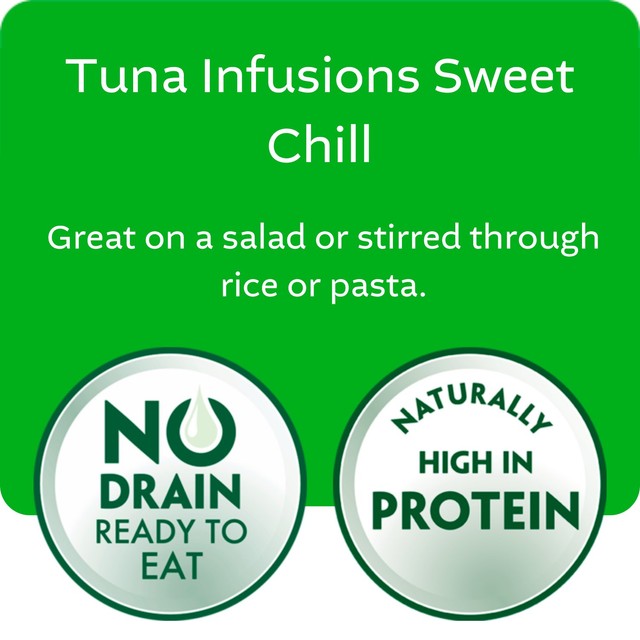 John West sweet chilli and jalapeño marinade tuna flakes 80g, UK version