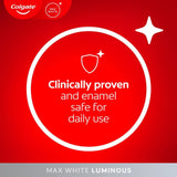 Colgate Max White Luminous whitening toothpaste 75ml - British product
