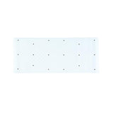 Aqualona Roman Rubber Bath Mat White 34cm x 74cm - British product