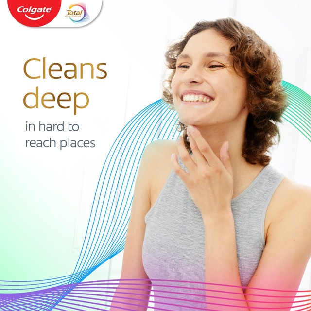 Colgate Total Deep Clean toothpaste tube (British brand)