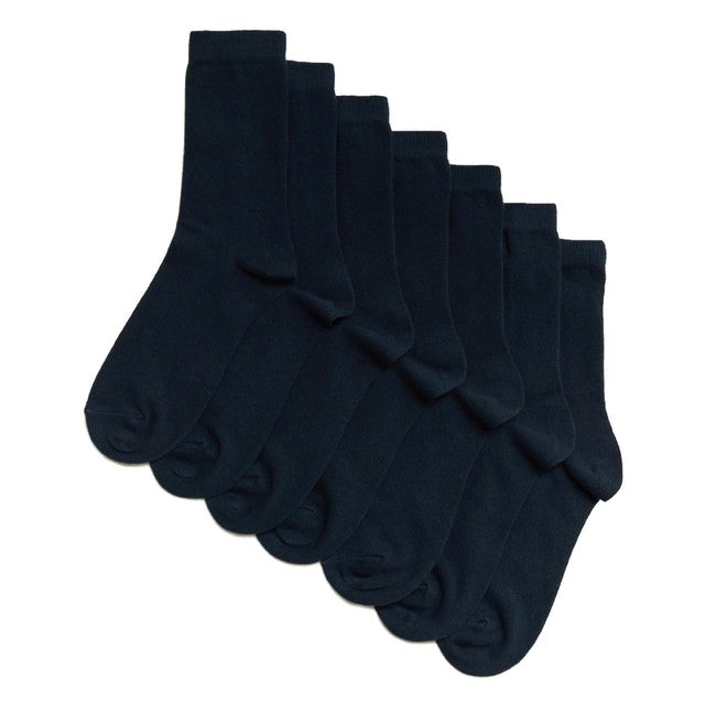 M&S ankle school socks navy 6-8, imported from the UK
