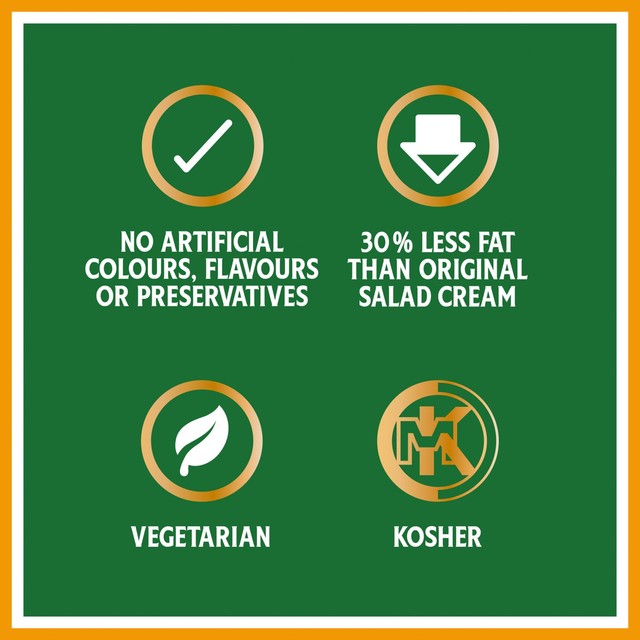 Heinz Light Salad Cream 30% Less Fat 605g, UK version