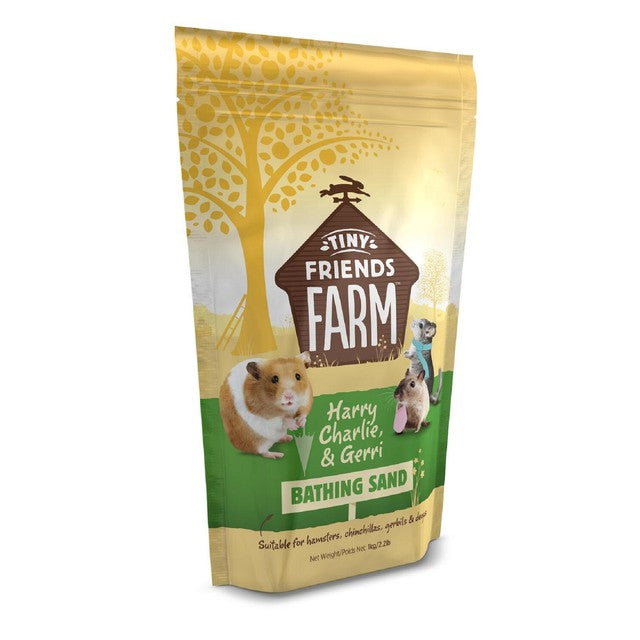 Supreme Tiny Friends Farm bathing sand 1.5L for small animals (British brand)