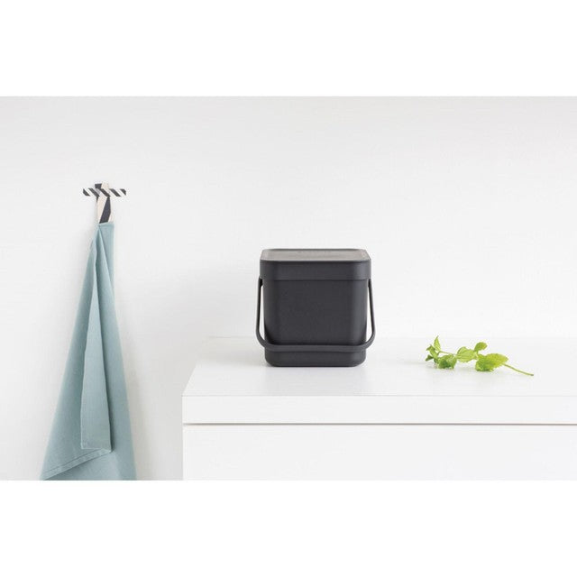 Brabantia compost bin Grey 6 litre - British product