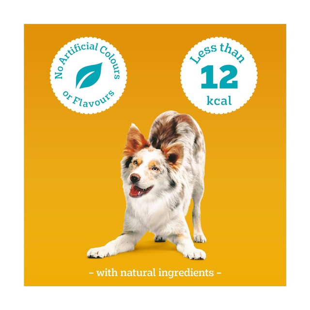Pedigree dog treats chewy cubes chicken duck 130g, imported from the UK