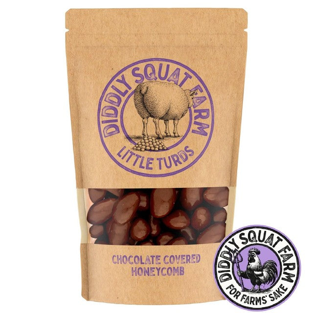 Diddly Squat Farm Little Turds chocolate honeycomb bites (British brand)
