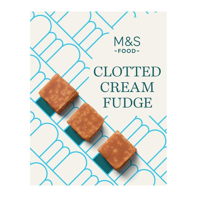 M&S Clotted Cream Fudge 175g, imported from the UK