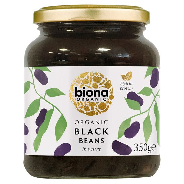 Biona organic black beans 350g - British product