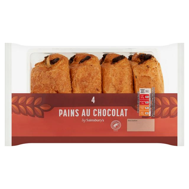 Sainsburys Pains Au Chocolat x4