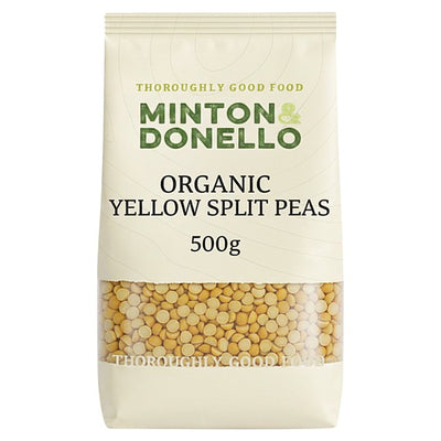 M&S Minton & Donello Organic Yellow Split Peas Pulses 500g- Buy online at McGrocer