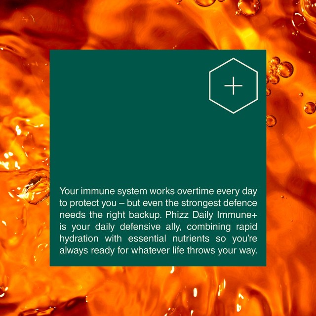 Phizz orange hydration immune support tablets 20 tablets, imported from the UK