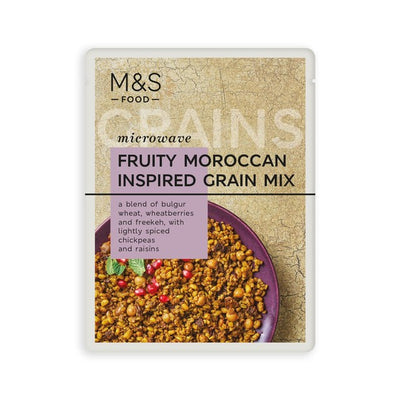 M&S M&S Microwave Fruity Moroccan Inspired Grain Mix 250g- Buy online at McGrocer