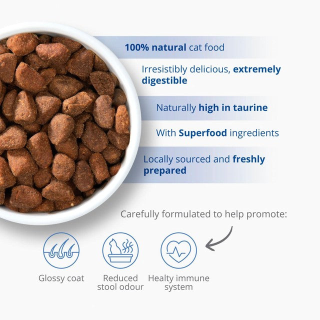 Catit Oceanfish dry cat food 2kg - British product