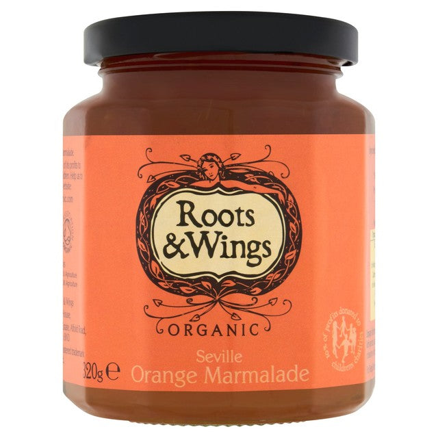 Roots & Wings Seville orange marmalade 320g, imported from the UK