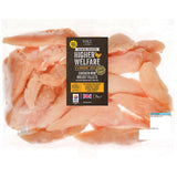 M&S Oakham Gold chicken mini fillets 1kg, imported from the UK