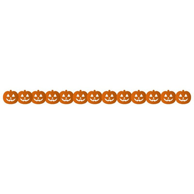 Amscan Halloween-gresskar-vevdekorasjon Girlander 3m