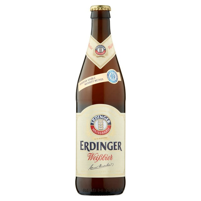 Erdinger Weissbier wheat beer 500ml - British product