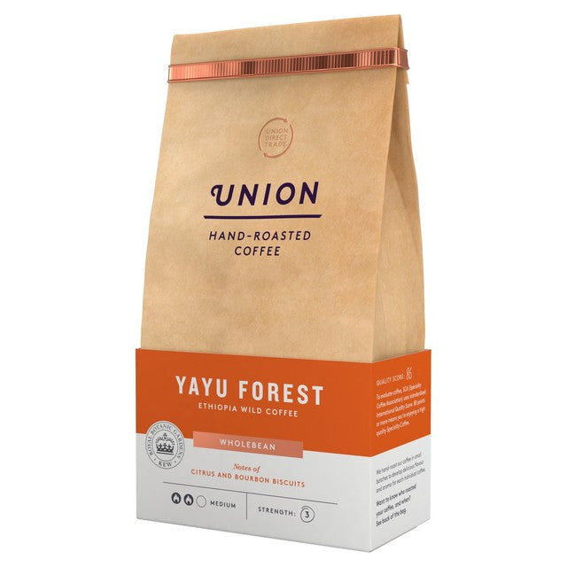 Union Hand-Roasted Yayu Wild Forest Ethiopia wholebean coffee 200g (British brand)