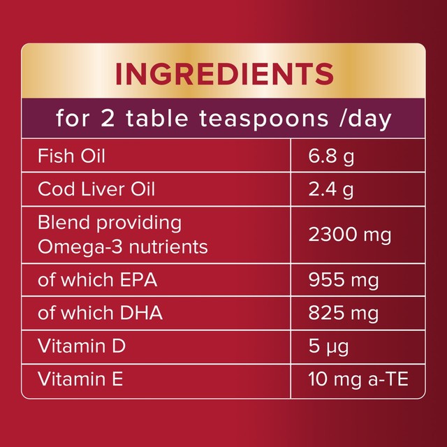 Seven Seas Cod Liver Oil Maximum Strength Liquid 300ml (British brand)
