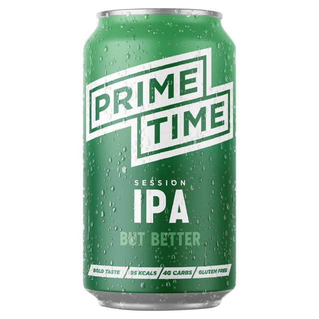 Prime Time IPA gluten free beer can 4.2% ABV - British product