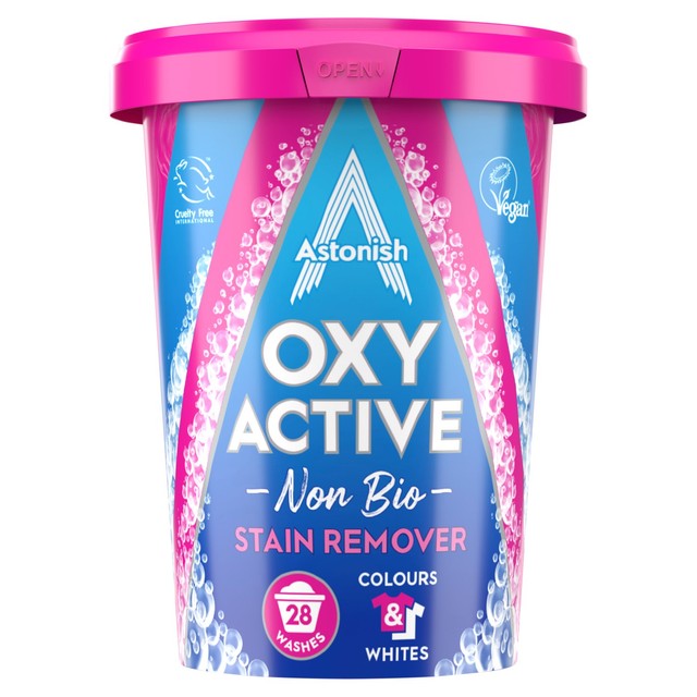Astonish Oxy Active Non Bio stain remover powder 625g - British product