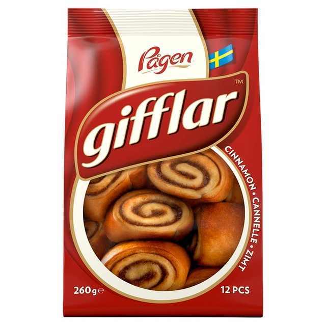 Pagen Gifflar cinnamon rolls 260g imported from the UK