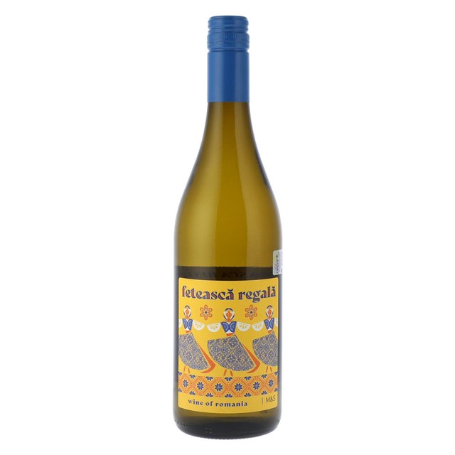 M&S Expressions Feteasca Regala white wine 75cl, imported from the UK
