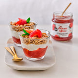 Fearne & Rosie strawberry reduced sugar jam 310g - British product