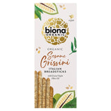 Biona sesame grissini breadsticks with extra virgin olive oil 125g - British product