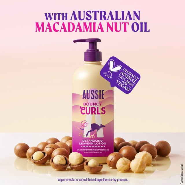 Aussie detangling milk leave-in lotion for curls (British brand)