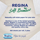 Regina Soft Bamboo toilet roll 12 roll, imported from the UK