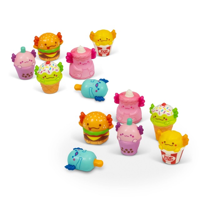 One For Fun Axolotl Mochi Party Treats squishy toy 12 pack - British product