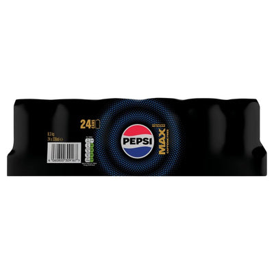 Pepsi Max No Caffeine Sugar-Free Caffeine-Free Cola 24 x 330ml