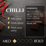 Lindt dark chilli chocolate bar 100g, UK version