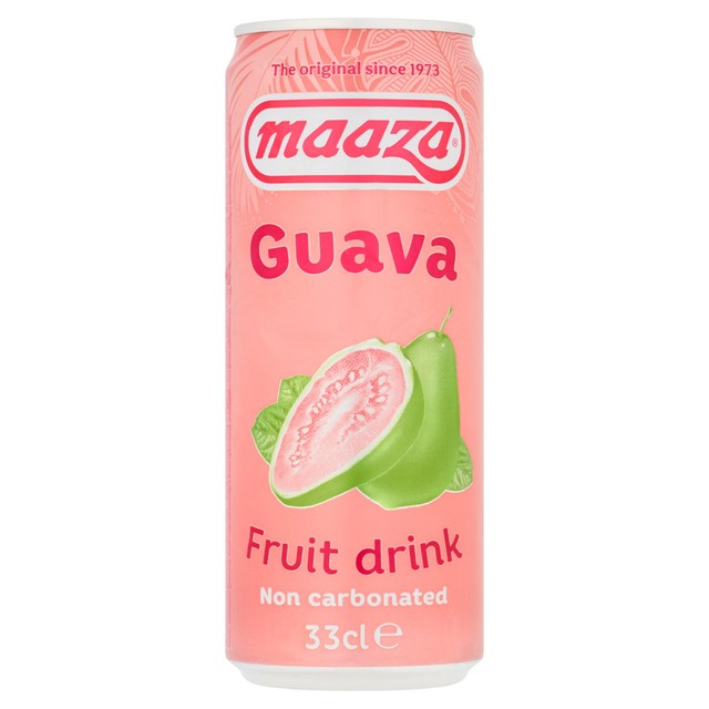 Maaza Guava Drink 330ml can, imported from the UK
