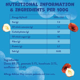 Goodies date and nut fruit bars multipack, imported from the UK