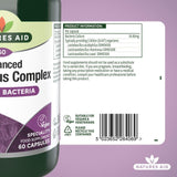 Natures Aid Acidophilus Complex probiotic supplement 60 capsules, imported from the UK