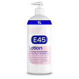 E45 moisturising lotion for dry sensitive skin (British brand)